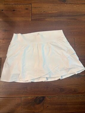 JoyLab White Athletic Layered Skort